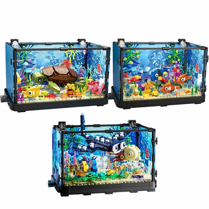 Aquarium Light - Juego de bloques de construcción para