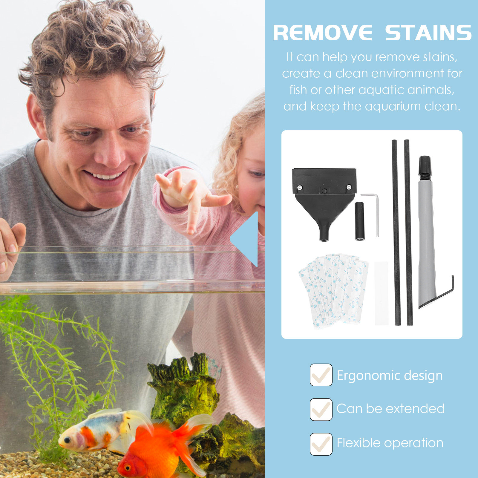 Raspador para acuarios, herram - Aquarium Fish Keeping reseña y precio