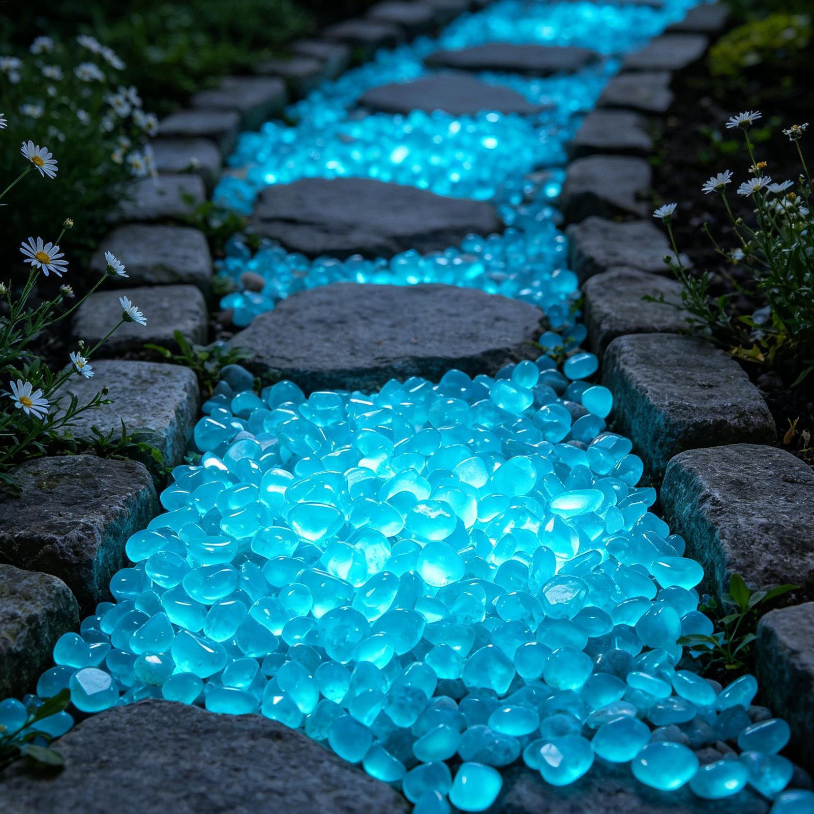 300 Piezas de Piedras Luminosa - Fish Tank Gravel reseña y precio
